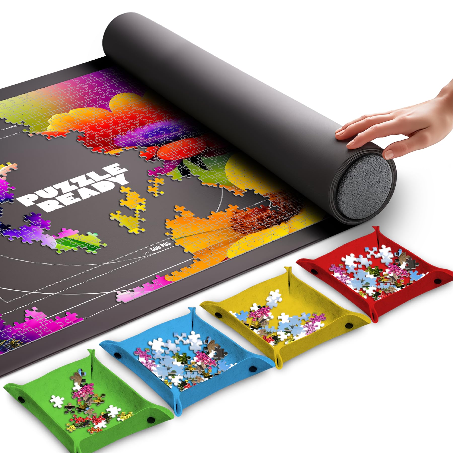 Puzzle Ready Jigsaw Puzzle Mat Roll-Up - 46