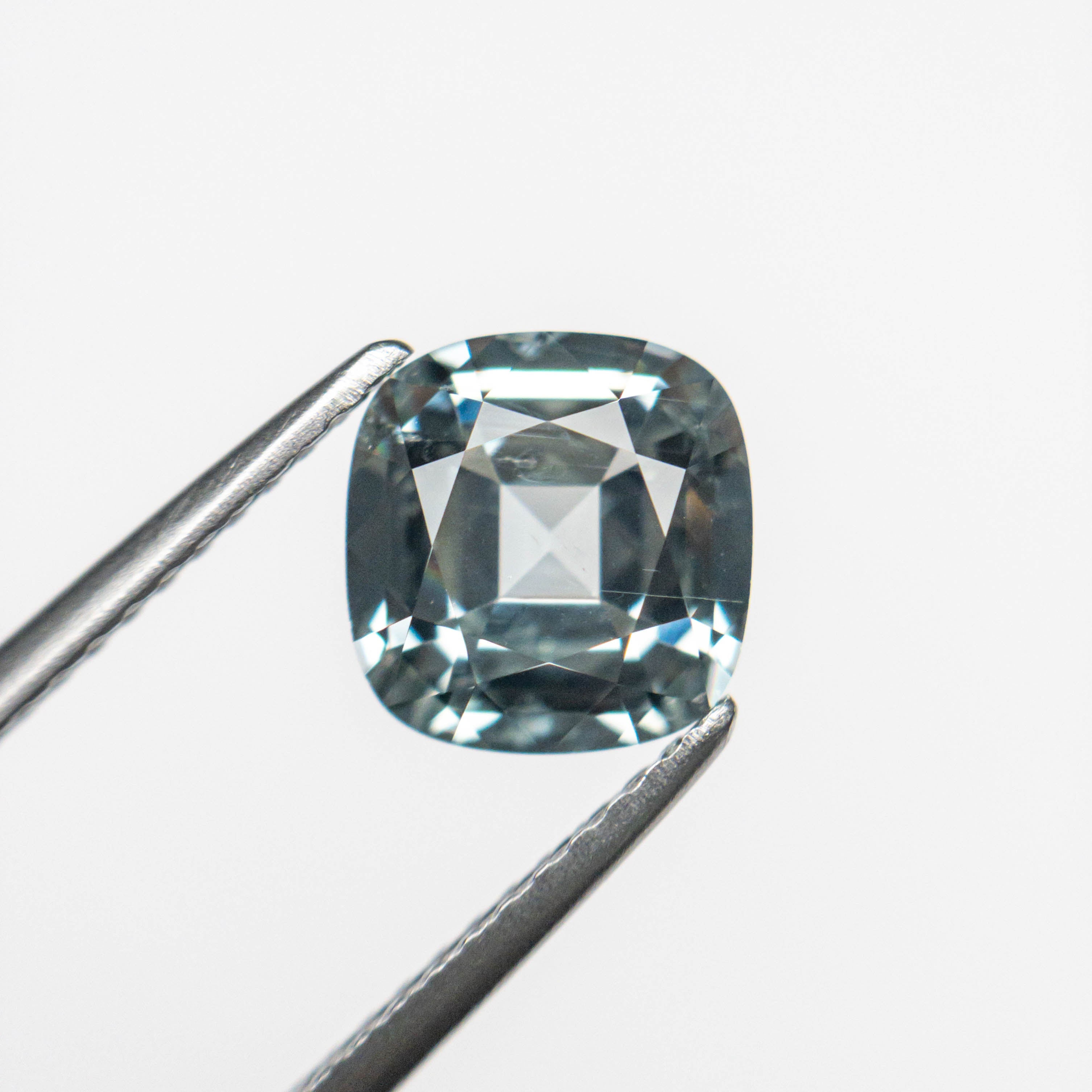 1.90ct Natural Blue Cushion Brilliant Cut Sapphire Gemstone - 7.36x7.07x4.14mm for Engagement Rings & Fine Jewelry