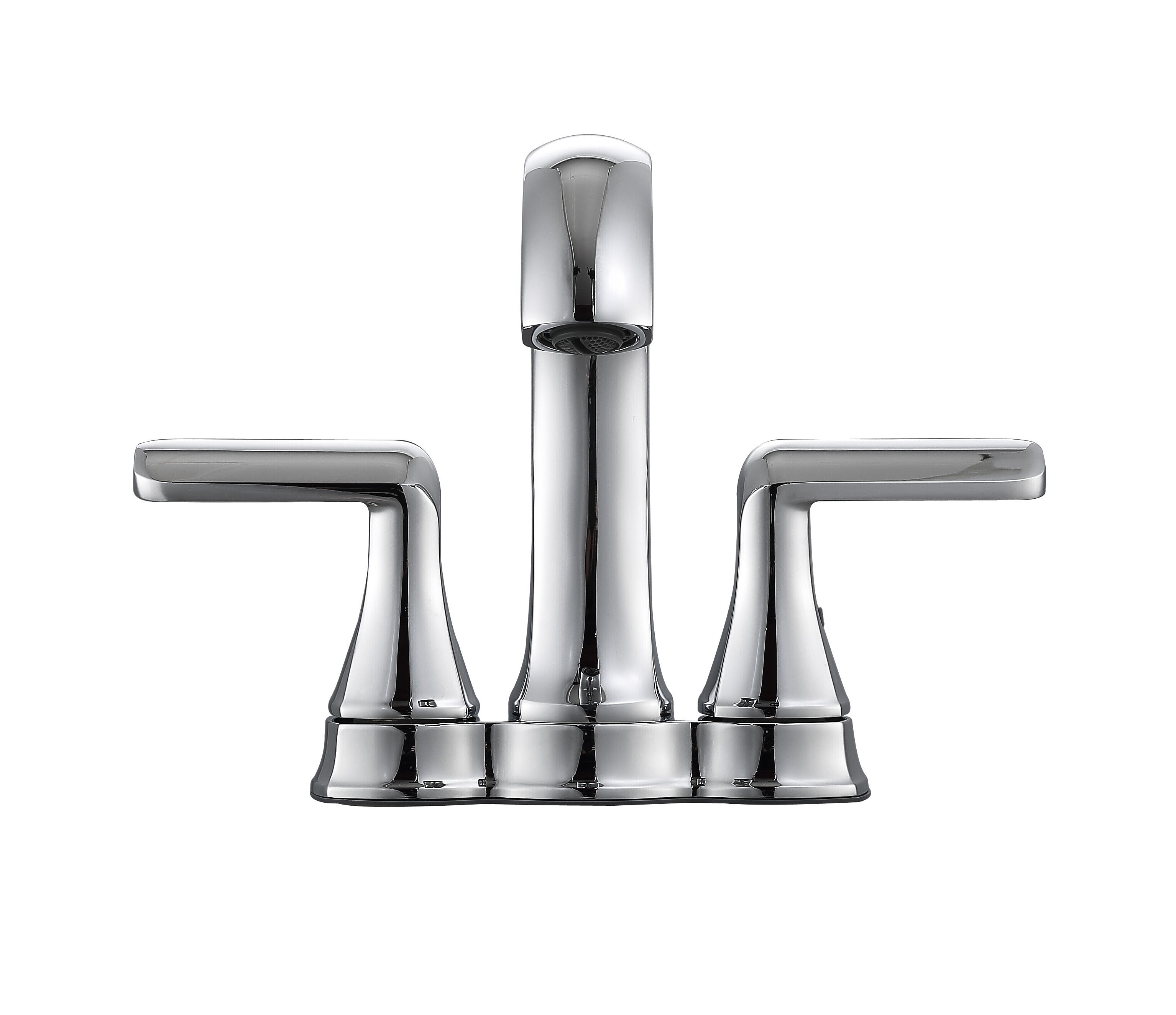 Arezzo Deck Mount Bathroom Faucet - Chrome Finish Single Handle Bathroom Sink Faucet for Vanity, Powder Room & Guest Bath Installation