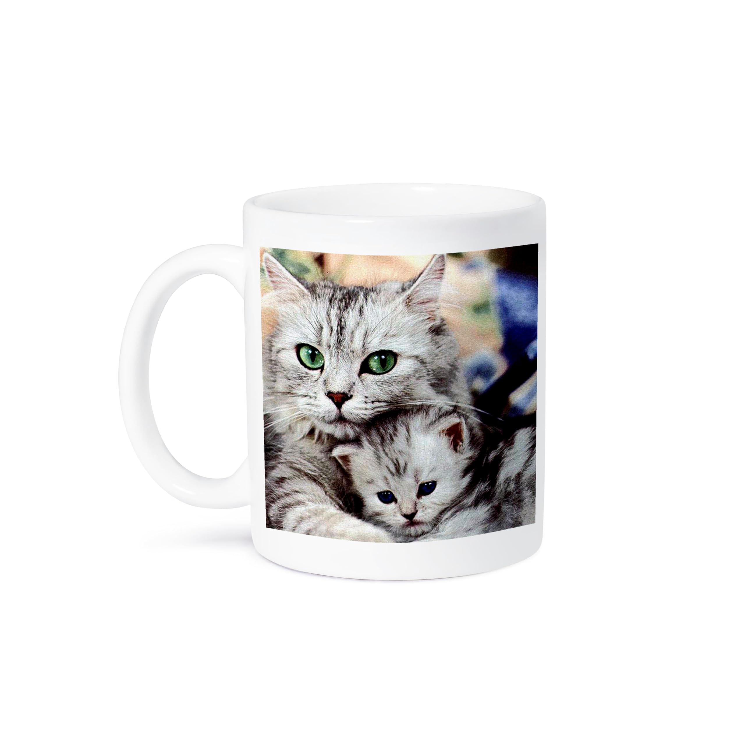 3D Printed Cat Mug - Funny Coffee Cup with Cute Cat Design - Perfect for Tea, Coffee & Hot Chocolate Lovers - Great Gift for Cat Lovers & Office Use