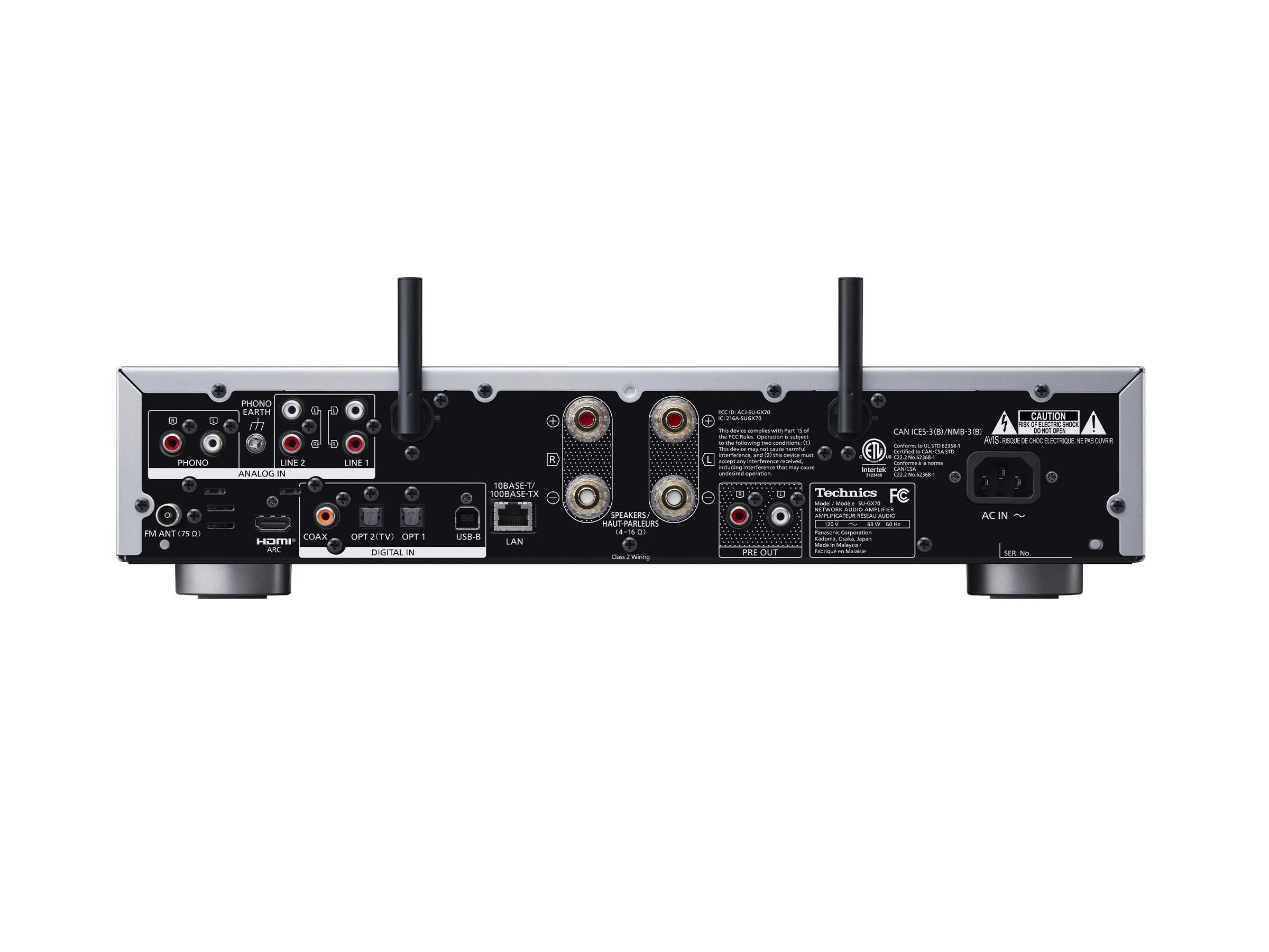 Technics SU GX70 High-End Integrated Stereo Amplifier - Premium Audio for Home Theater & Music Listening