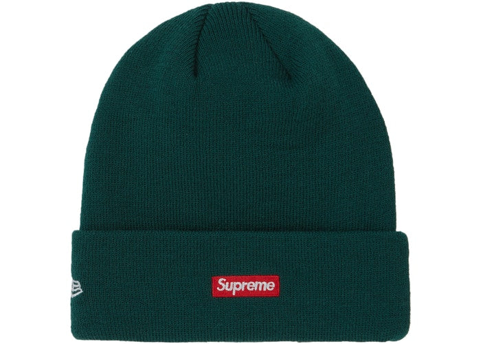 Supreme New Era S Logo Beanie - Winter Warm Knit Hat for Men & Women - Green (FW19 Collection) - Perfect for Skiing, Snowboarding & Cold Weather Outdoor Activities