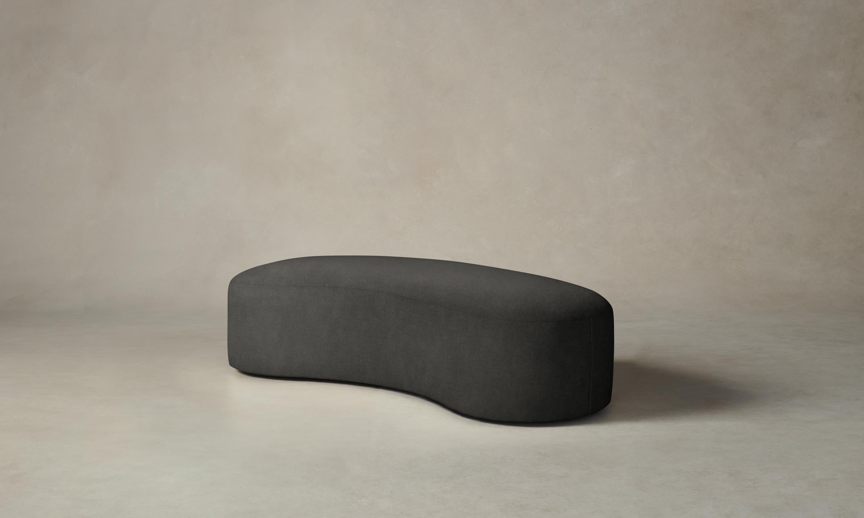 Chelsea Daybed with Performance Velvet Upholstery in Slate Gray - Perfect for Living Rooms, Guest Rooms & Cozy Reading Nooks
