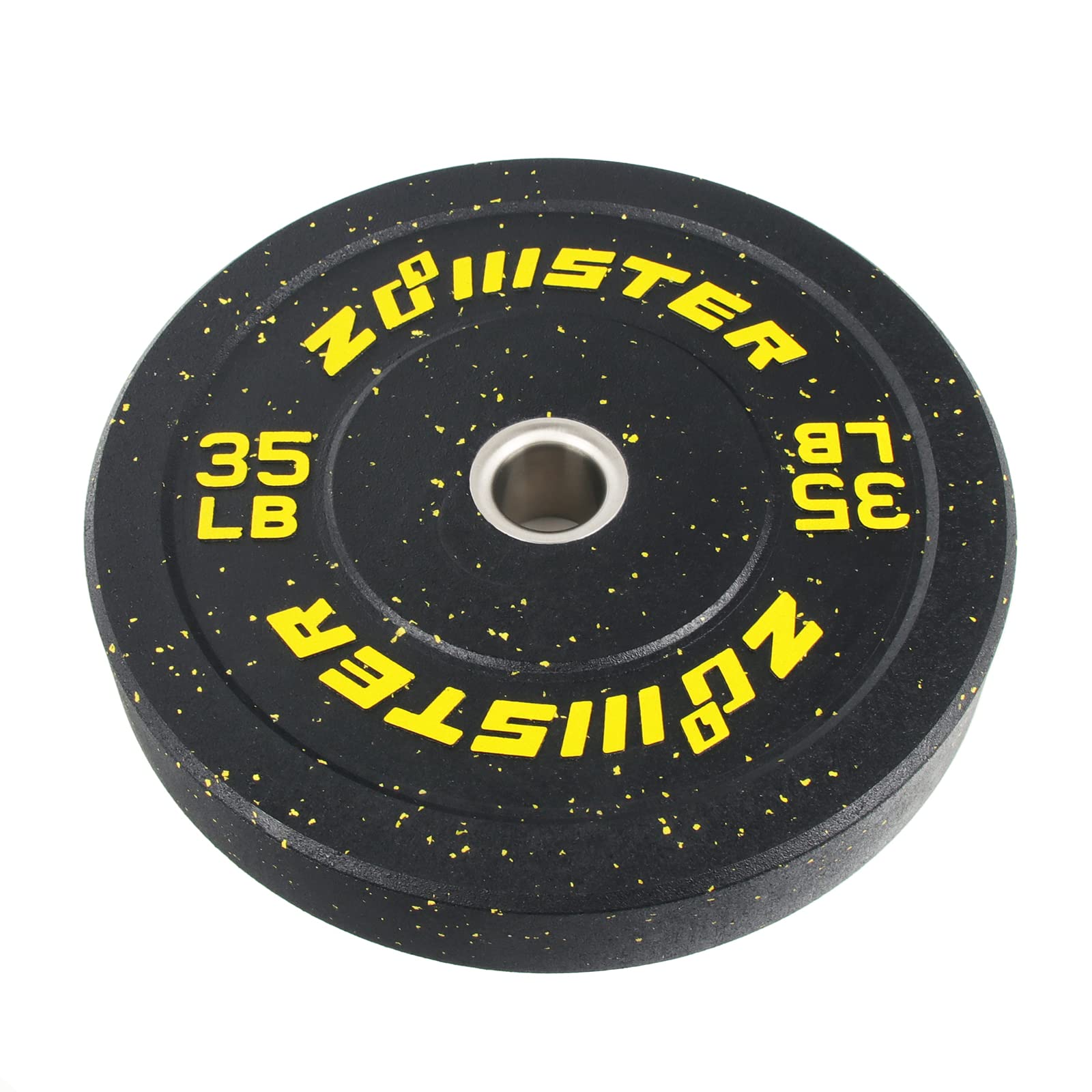 Olympic Bumper Plates with Steel Insert - High Bounce Weight Plates for Strength Training & Weightlifting - Perfect for CrossFit, Home Gym & Professional Training