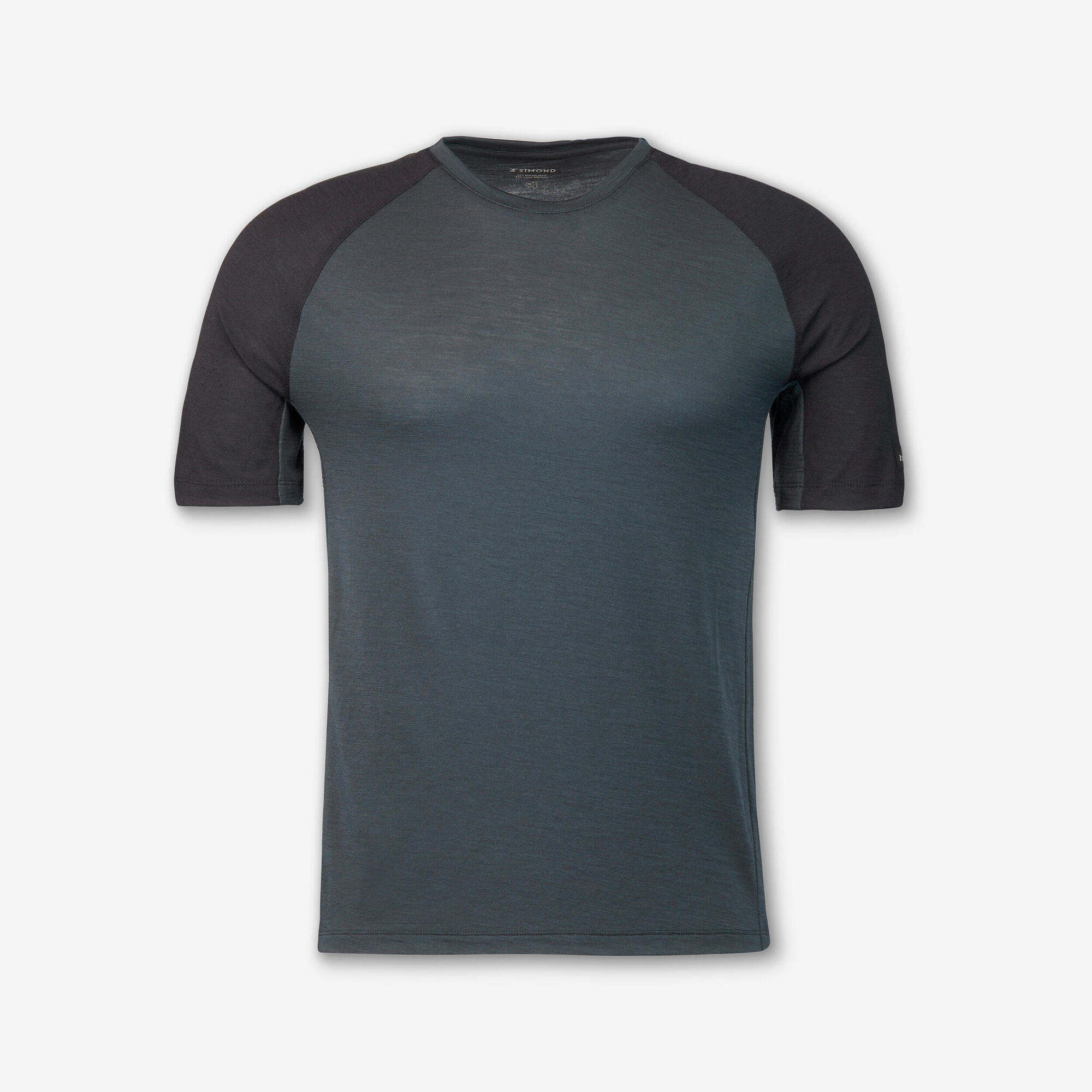 Simond Men’s Merino Wool Short Sleeve T-Shirt - Moisture Wicking & Odor Resistant Base Layer for Hiking, Camping & Outdoor Activities