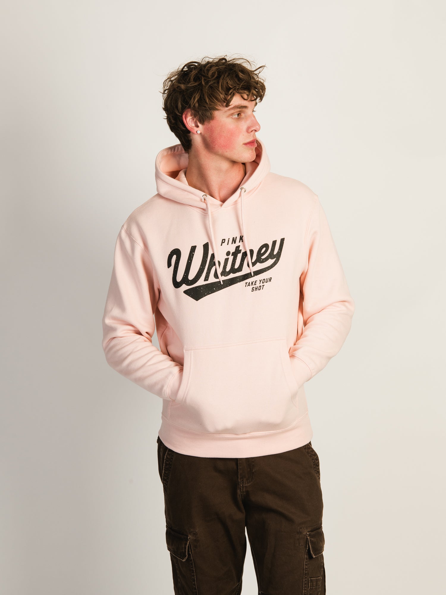 Barstool Sports Pink Whitney Pullover Hoodie - Cozy & Stylish Sweatshirt for Men & Women - Perfect for Casual Wear, Gifts & Sports Events