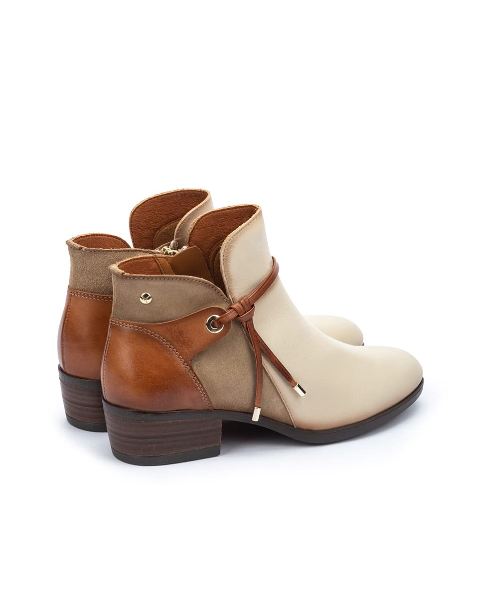 PIKOLINOS Women's Leather High-Heel Ankle Boots - Daroca Style | Comfortable & Stylish for Office, Party & Night Out