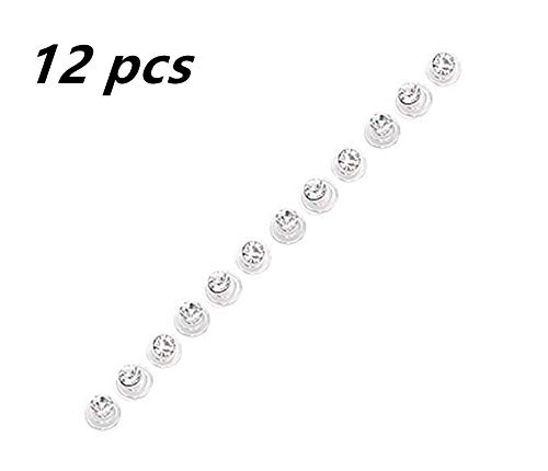 Elegant Crystal Rhinestone Spiral Twist Hairpins - 12PCS Wedding Hair Clips for Women & Girls | Bridal, Prom, Party & Special Event Hair Accessories | Perfect for Brides, Formal Occasions & Evening Events