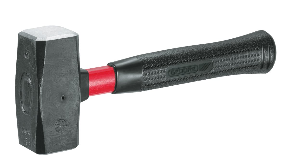 GEDORE 20 F-1500 1500g Club Hammer - Heavy Duty Forging & Metalworking - Perfect for Blacksmithing, Masonry, and Construction Projects