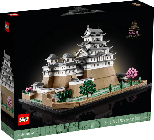 LEGO® Architecture Himeji Castle Building Set - Collectible Japanese Landmark Model Kit for Adults & Teens - Perfect for Home Decor, Office Display & Gift Giving