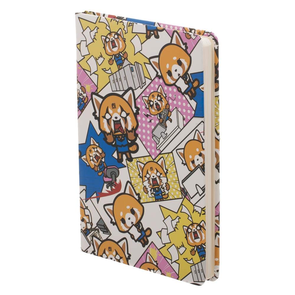Aggretsuko Anime Stationery Set - Cute Sanrio Notebook, Pens & Stickers for Office, School & Gift Giving - Perfect for Fans & Collectors