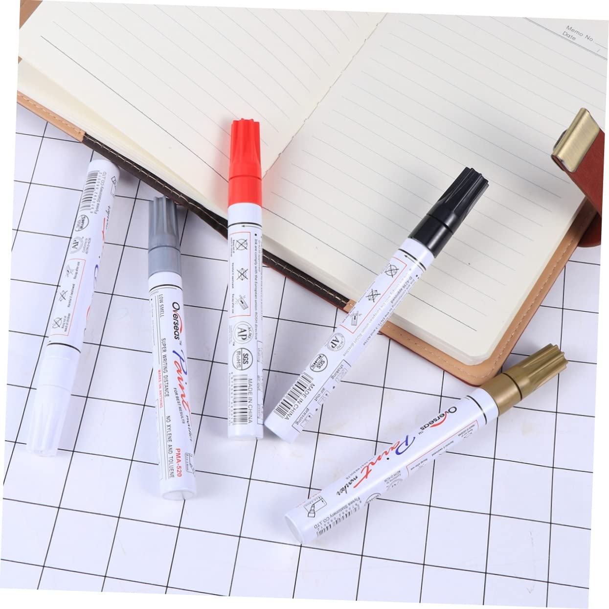 Wakauto Scratch Repair Pen - Automotive Touch Up Paint Marker for Cars, Trucks & Motorcycles | Graffiti & DIY Paint Marker Pens | Fix Scratches on Metal, Plastic & Glass | Perfect for Car Body, Windows & Home Repair Projects