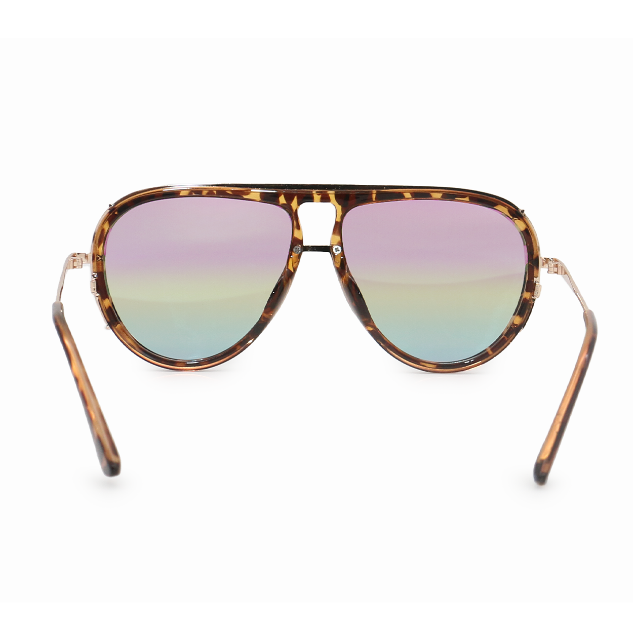 Ivy Luxe Pride Tangle-Free Round Aviator Sunglasses for Women - UV Protection Polarized Lenses for Driving, Beach & Outdoor Activities