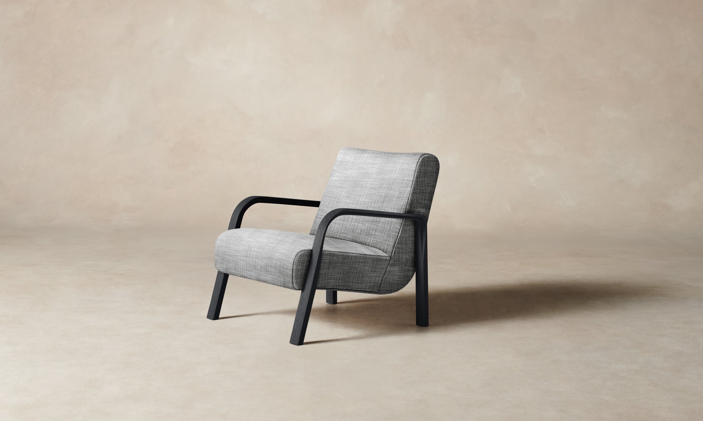 The Felix Chair - Premium Performance Textured Tweed Alpine - Perfect for Home Office, Living Room & Modern Interior Decor