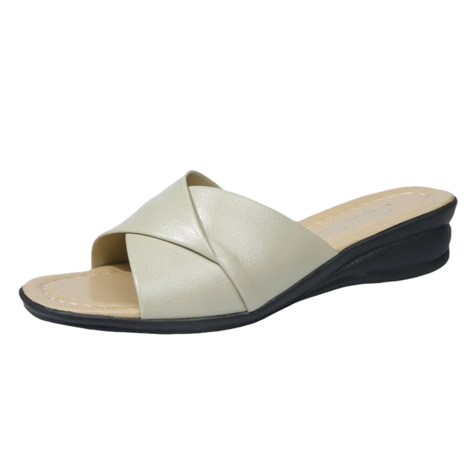 Roman Women's Fashion Sandals - Open Toe Wedge Slippers for Beach & Summer | Comfortable Slides for Women & Men | Perfect for Vacation, Poolside & Casual Wear