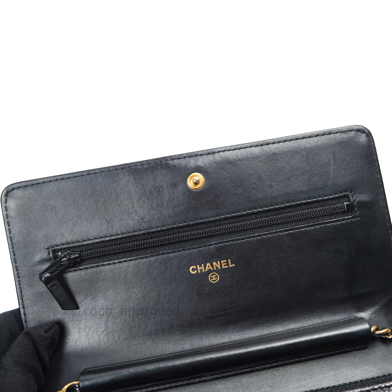 Chanel Boy Wallet on Chain WOC Black Caviar Leather with Gold Hardware - Luxury Crossbody Bag for Women, Perfect for Evening Events & Daily Use