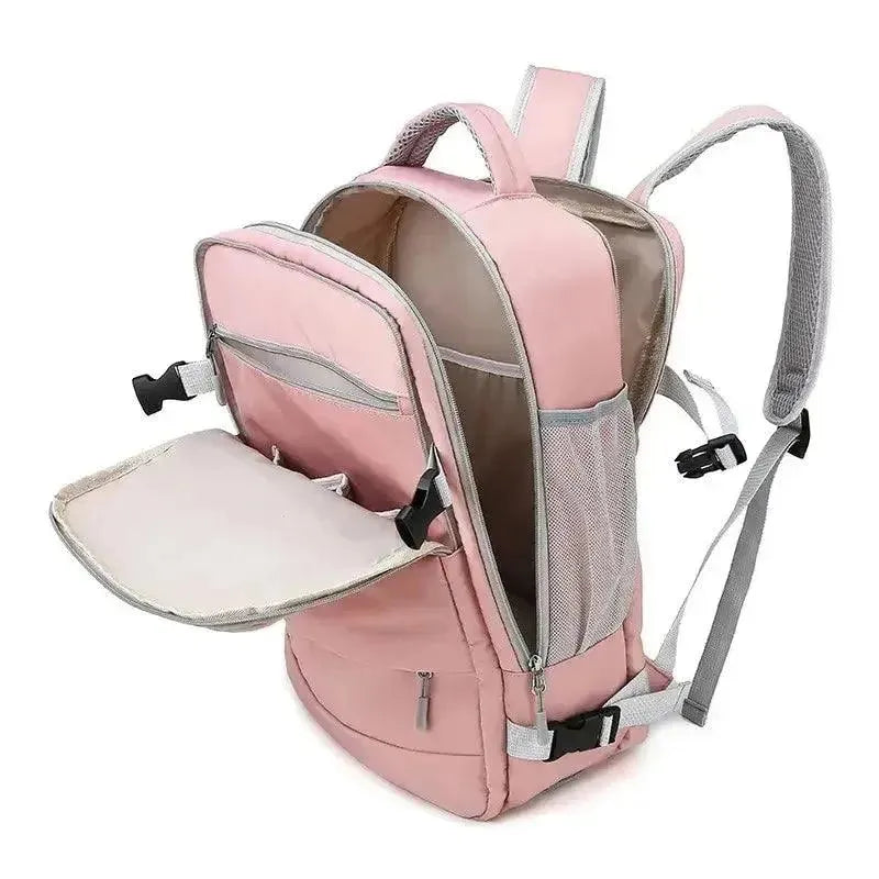 Waterproof Anti-Theft Women's Travel Backpack for Hiking, Commuting & Airplane Carry-On - Lightweight Laptop Backpack with USB Charging Port