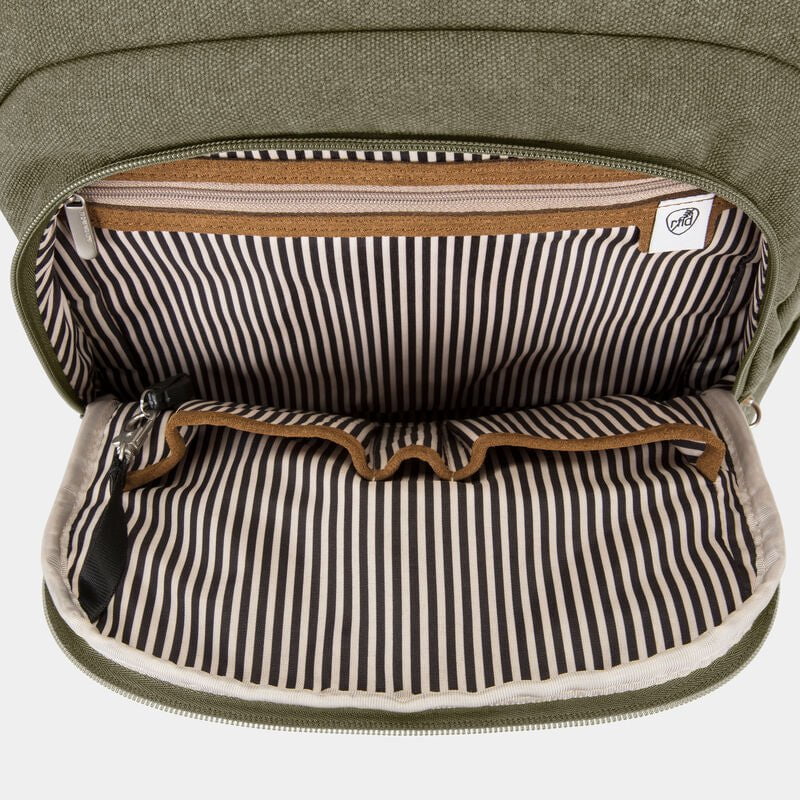 Travelon Anti-Theft Heritage Backpack - Secure & Stylish Travel Backpack for Women & Men | Perfect for Commuting, Air Travel & Urban Adventures