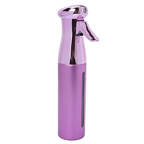 Veena 300ml High Pressure Continuous Mist Spray Bottle - Leakproof Ergonomic Empty Hair Spray Bottle for Salon & Barber (Purple) | Perfect for Hair Styling, Travel & DIY Beauty Products