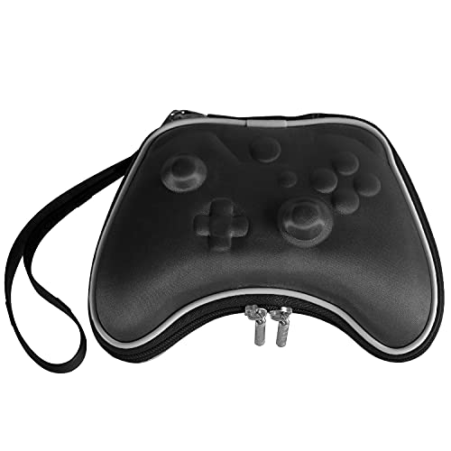 OSTENT Air Foam Hard Pouch Case for Microsoft Xbox One Wireless Controller - Protective Sleeve Bag with Shock Absorption, Black | Perfect for Travel, Gaming Parties & Controller Storage