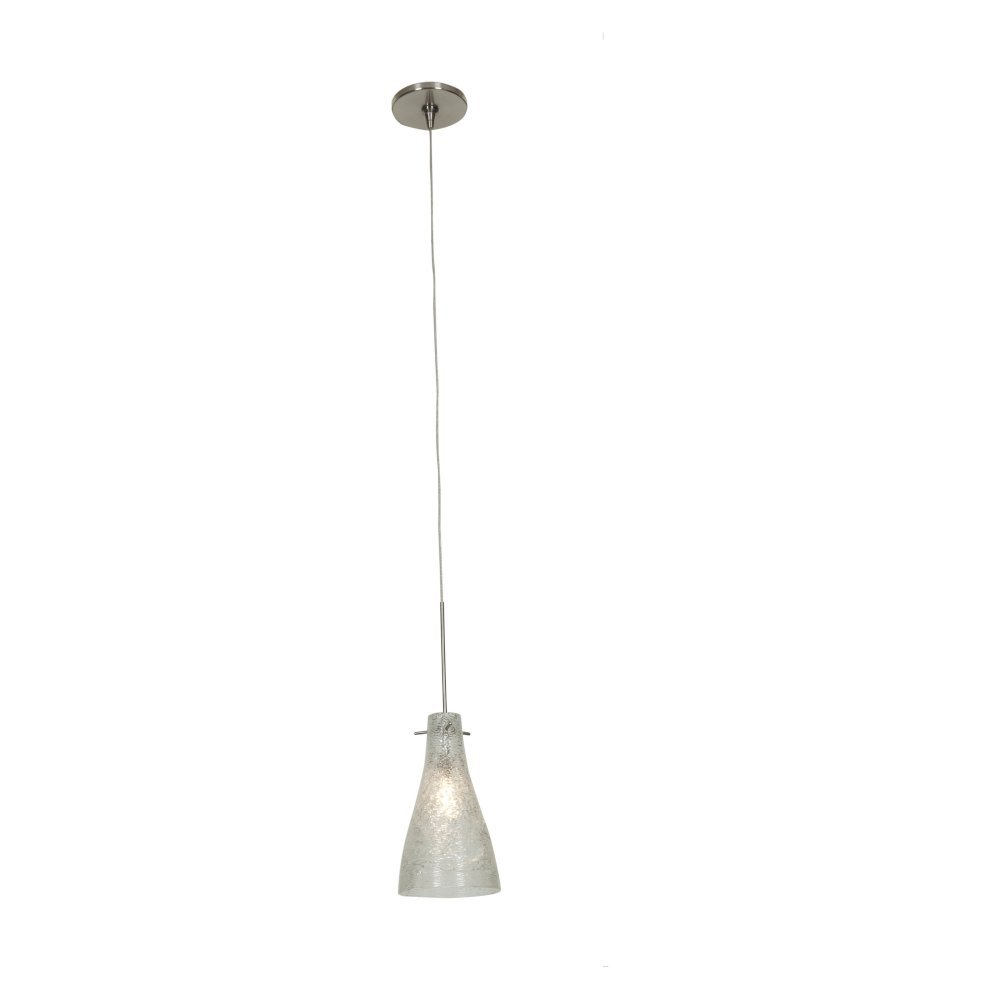 Access Lighting 23218UJ-1-BRZ/BLC Cavo One Light Italian Wire Glass Flat Canopy Pendant - Black & White Glass Shade with Bronze Finish | Modern Kitchen Island Lighting, Dining Room Chandelier, Bedroom Ceiling Fixture