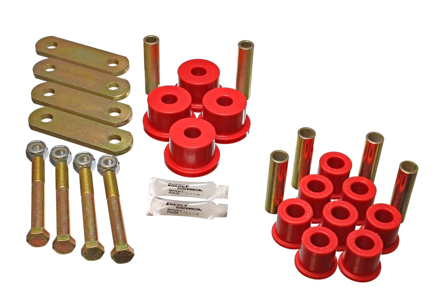 Energy Suspension 4.2135R Heavy Duty Shackle Kit for Ford F-250/F-350 Trucks - Off-Road & Towing Performance Upgrade