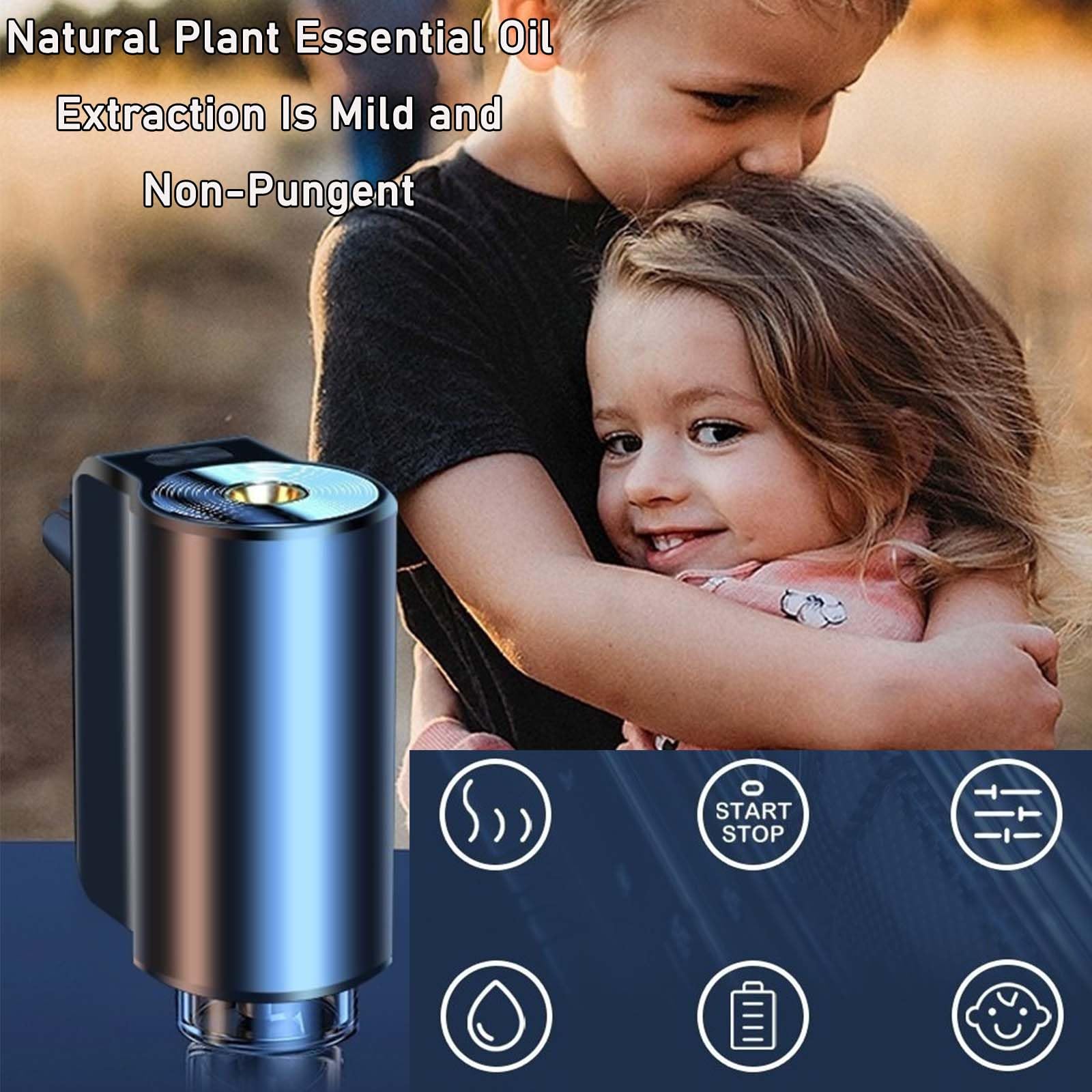 2024 Smart Car Air Freshener with 3 Adjustable Modes - Intelligent Aromatherapy Diffuser & Ultrasonic Atomizer for Cars | Home & Hotel Fragrance Solution | Perfect for Road Trips, Office Commutes & Relaxing Drives