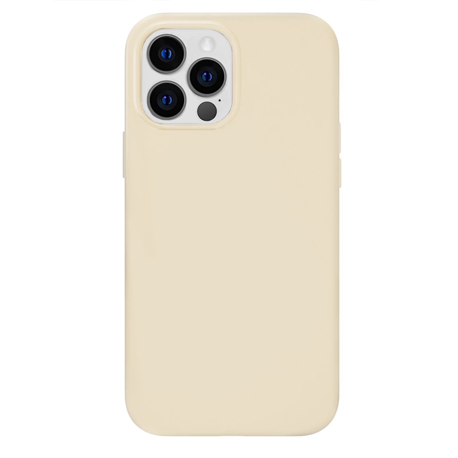Premium Beige Silicone iPhone Case - Shockproof & Anti-Slip Protective Cover for iPhone [Model Numbers] - Perfect for Everyday Use, Travel & Outdoor Activities