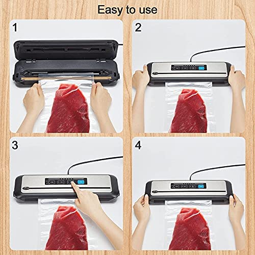 **Inkbird 1000W WiFi Sous Vide Cooker with Vacuum Sealer & APP Control - Preset Recipes, Automatic Air Sealing for Perfect Steaks, Chicken, Fish - Ideal for Home Chefs & Meal Prep**