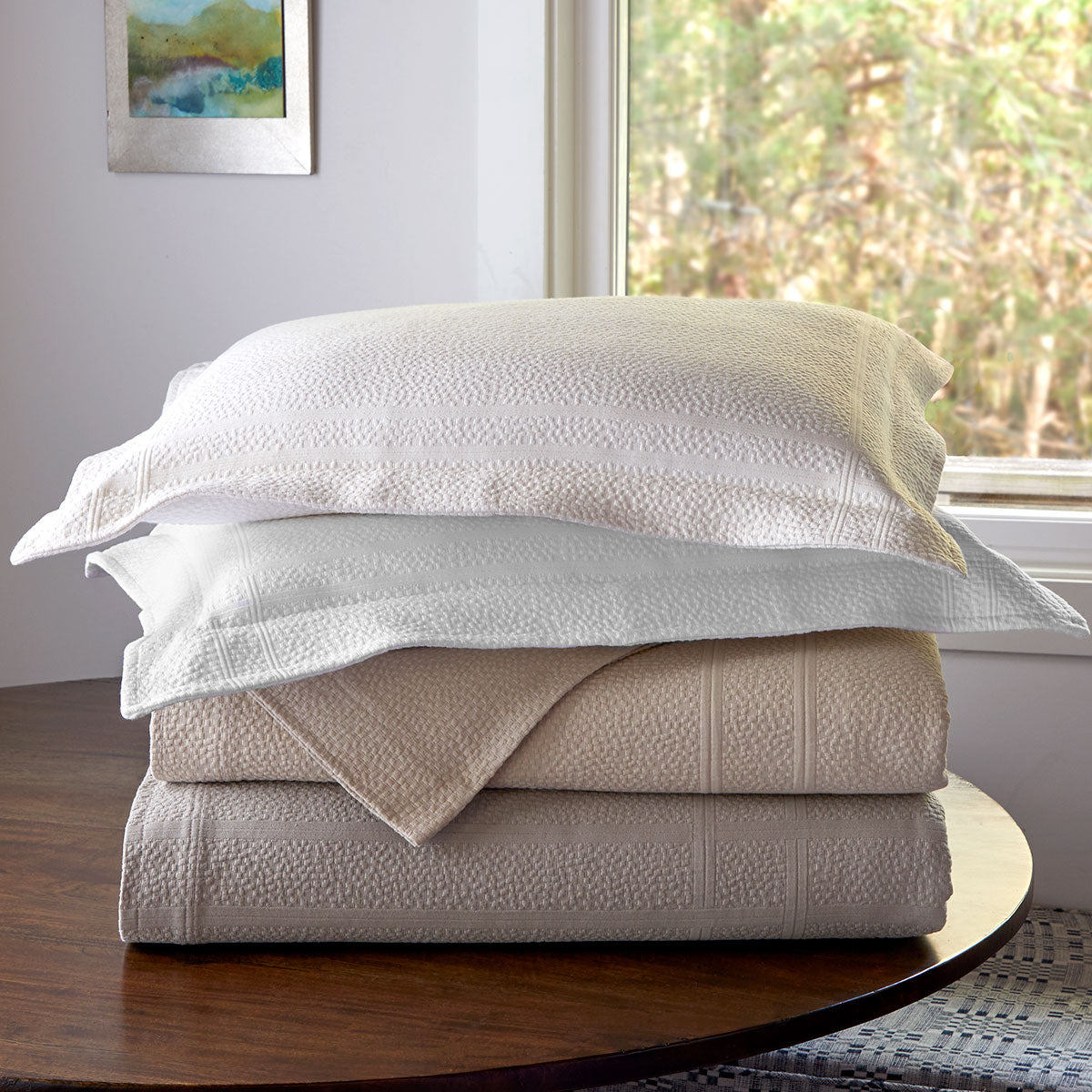 Luxury Coverlets & Matelassé Bedspreads - Premium Cotton Quilted Bedding Sets for Master Bedroom Decor - Perfect for Guest Rooms, Hotels & Cozy Home Styling