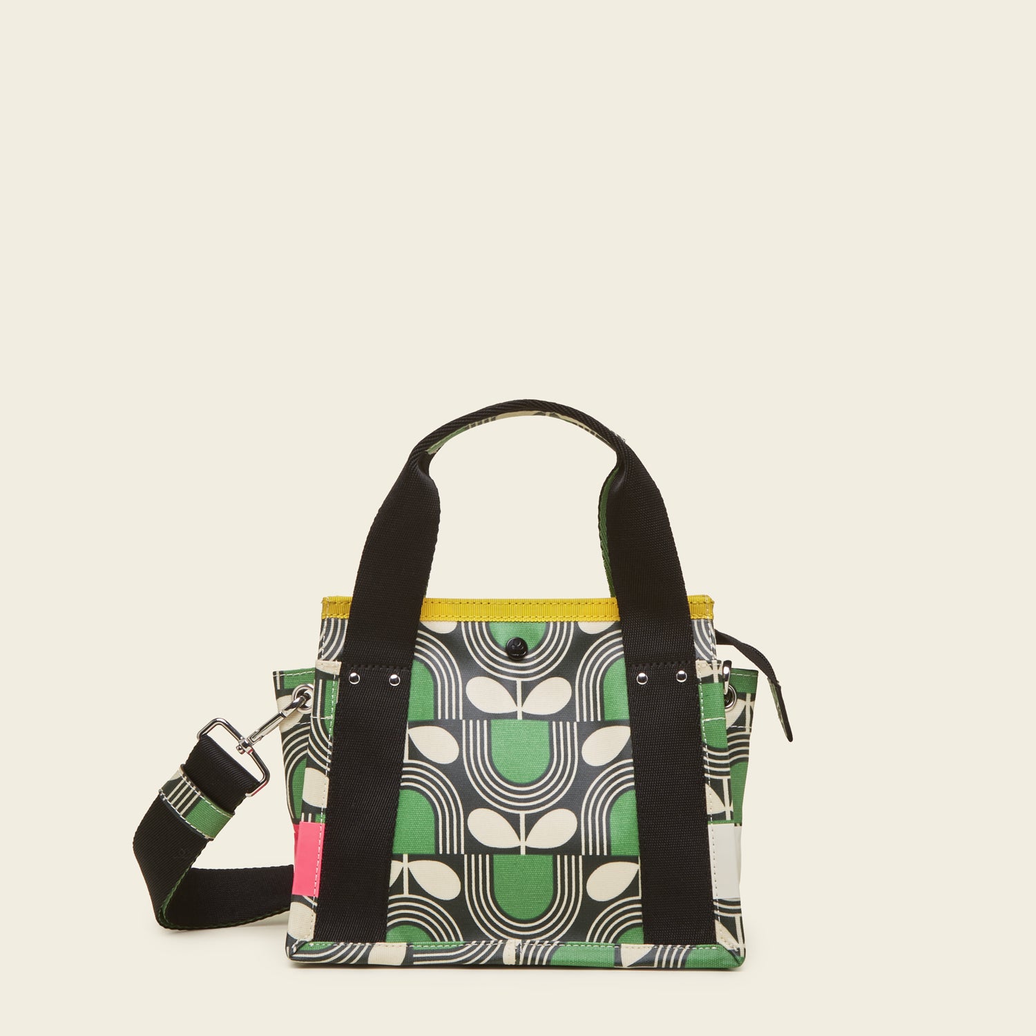 Bromell Crossbody Sport Bag - Striped Tulip Design for Women | Lightweight & Water-Resistant | Perfect for Gym, Travel & Everyday Use