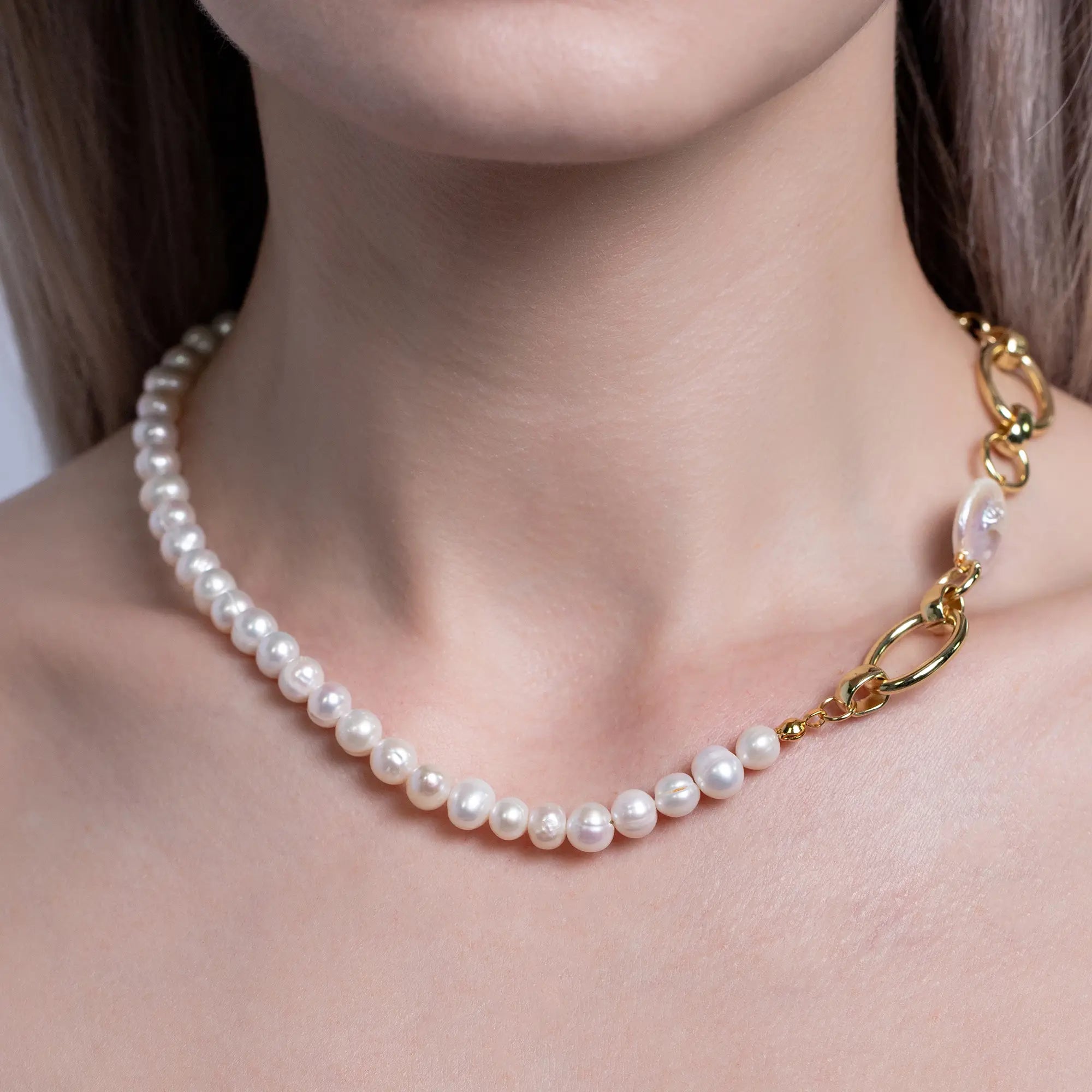 Elegant Dual Pearl Necklace for Women - Classic & Timeless Jewelry Gift for Her - Perfect for Weddings, Anniversaries & Special Occasions