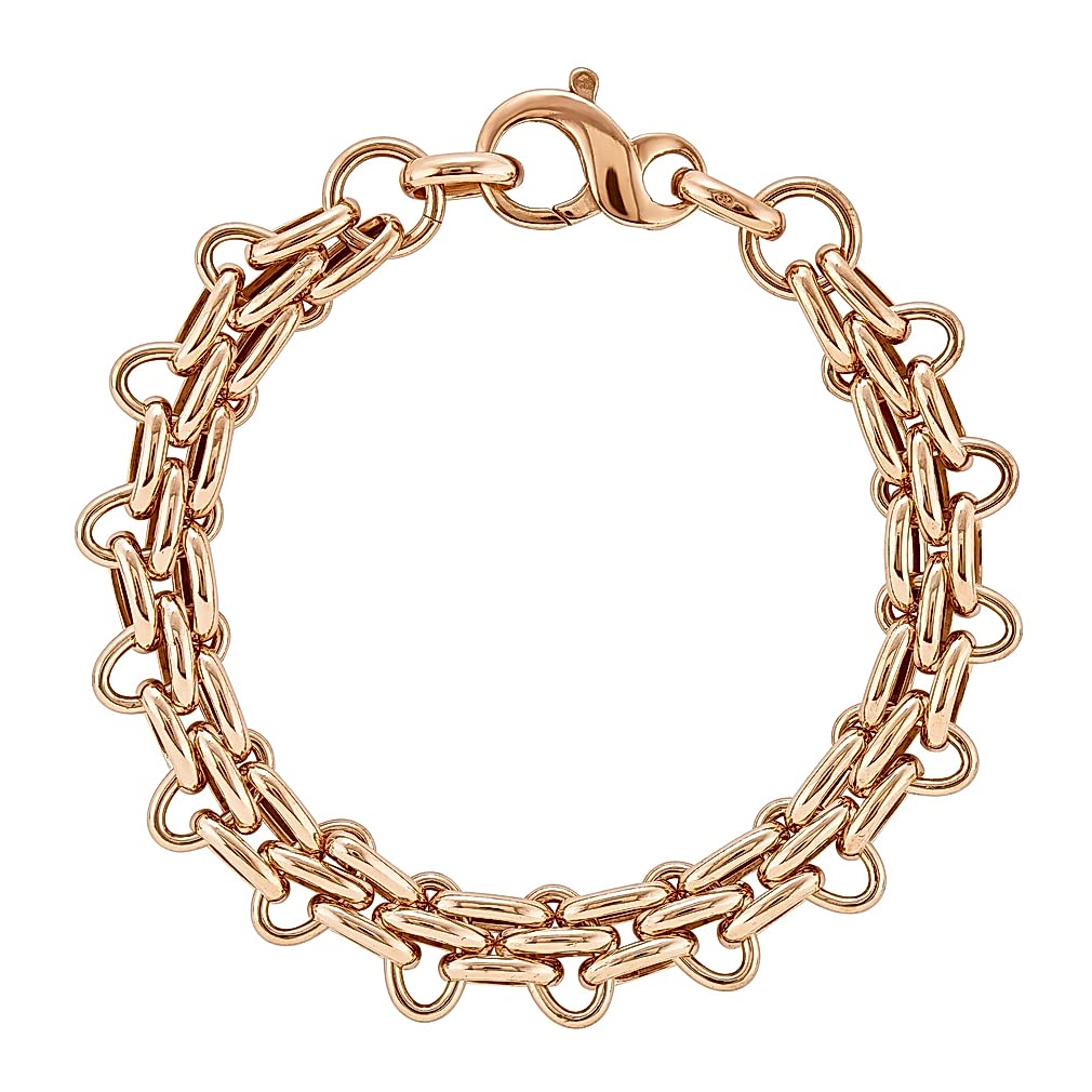 925 Sterling Silver Pink Bracelet for Women - 8 Inch Elegant Fine Jewelry Gift for Her - Perfect for Birthdays, Anniversaries & Special Occasions