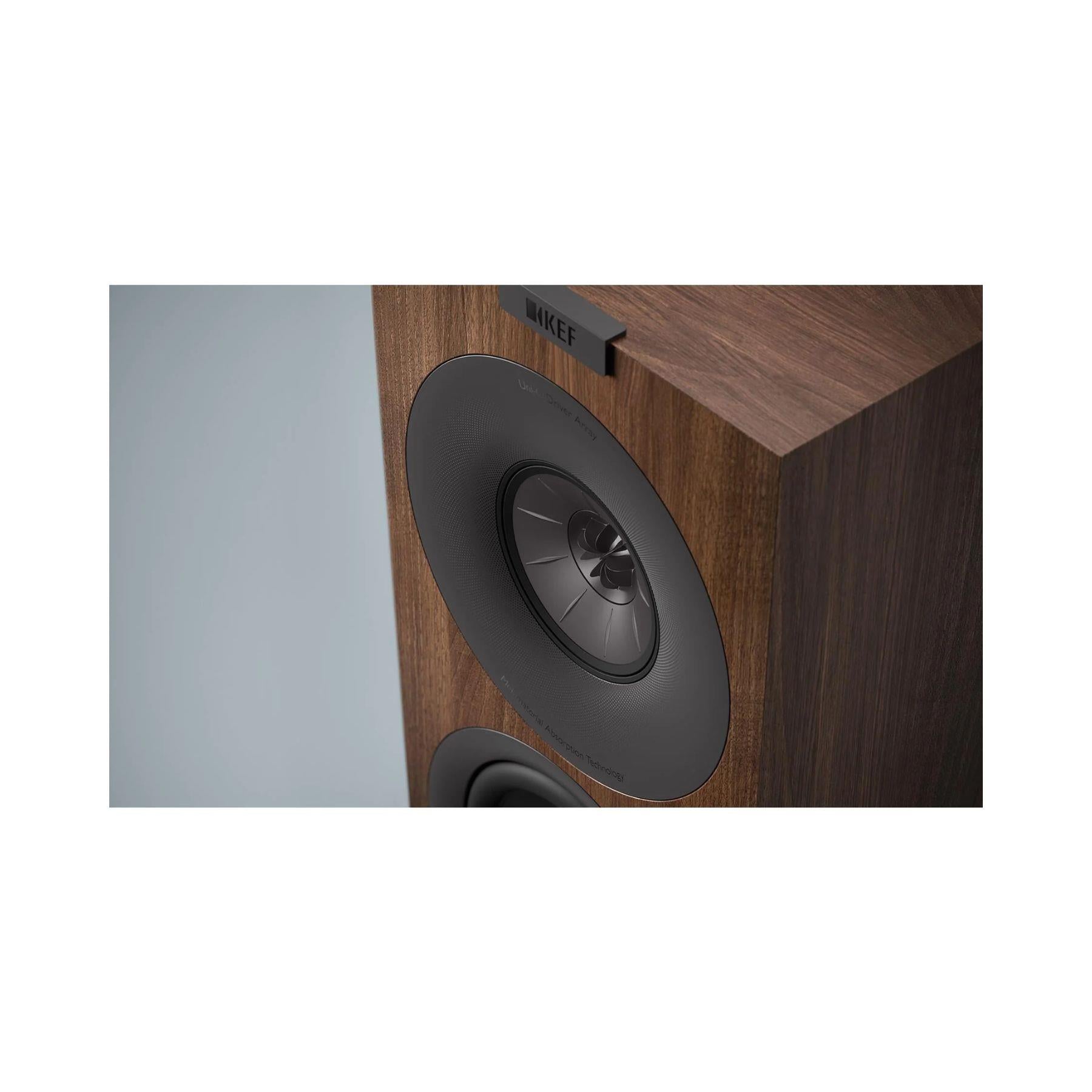 KEF Q Concerto Meta 3-Way Bookshelf Speakers (Pair) - Premium HiFi Audio for Home Theater & Music Listening | Open Box Special