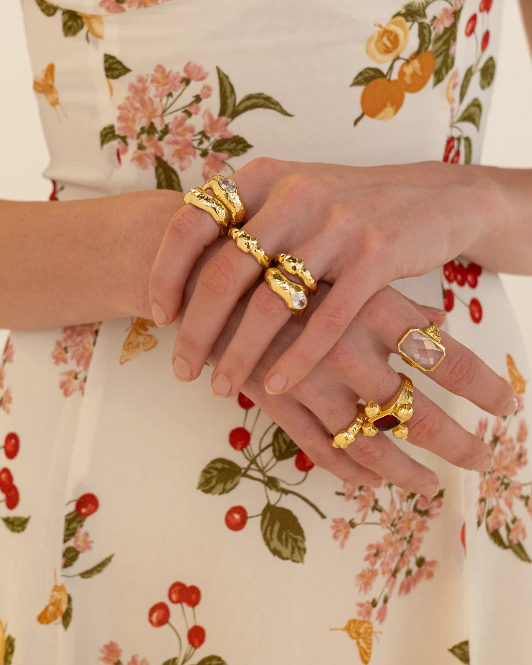 BLEECKER RING | 14K Gold Plated Women's Fashion Ring - Perfect for Weddings, Parties & Everyday Elegance