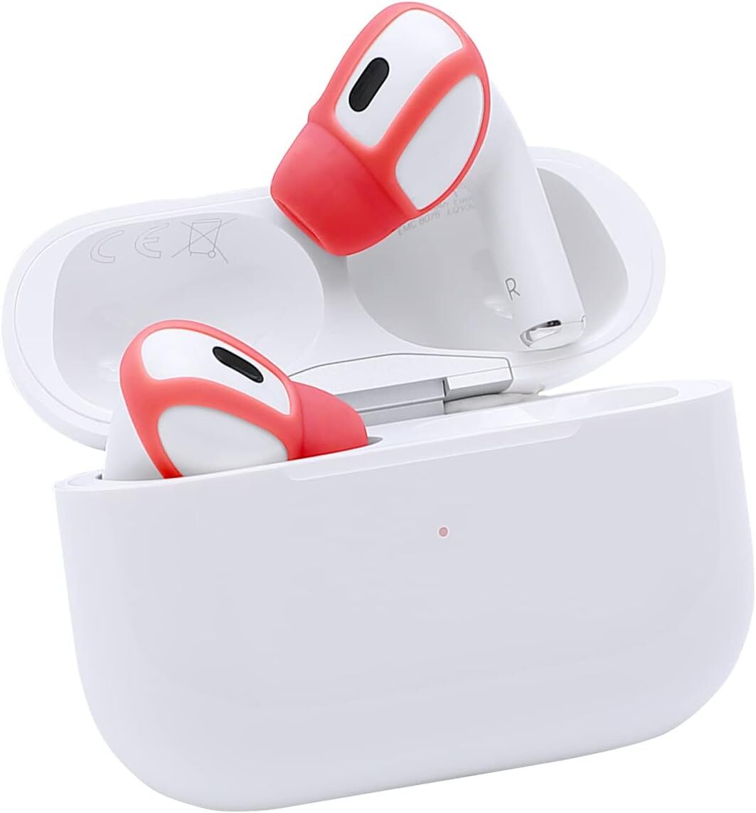 ACOUS Design Purest Pro Earbuds Covers - Powder Red | Premium Silicone Earphone Protection | Perfect for Workouts, Travel & Daily Use