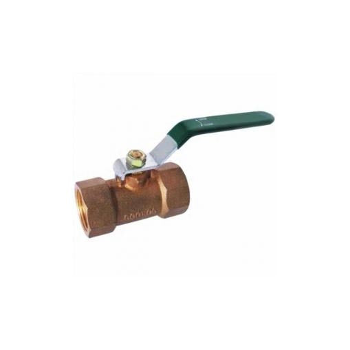 HFBV6 150T 1-1/2 Inch Brass Ball Valve with Threaded Ends - Ideal for Plumbing, Water Supply, and Industrial Applications