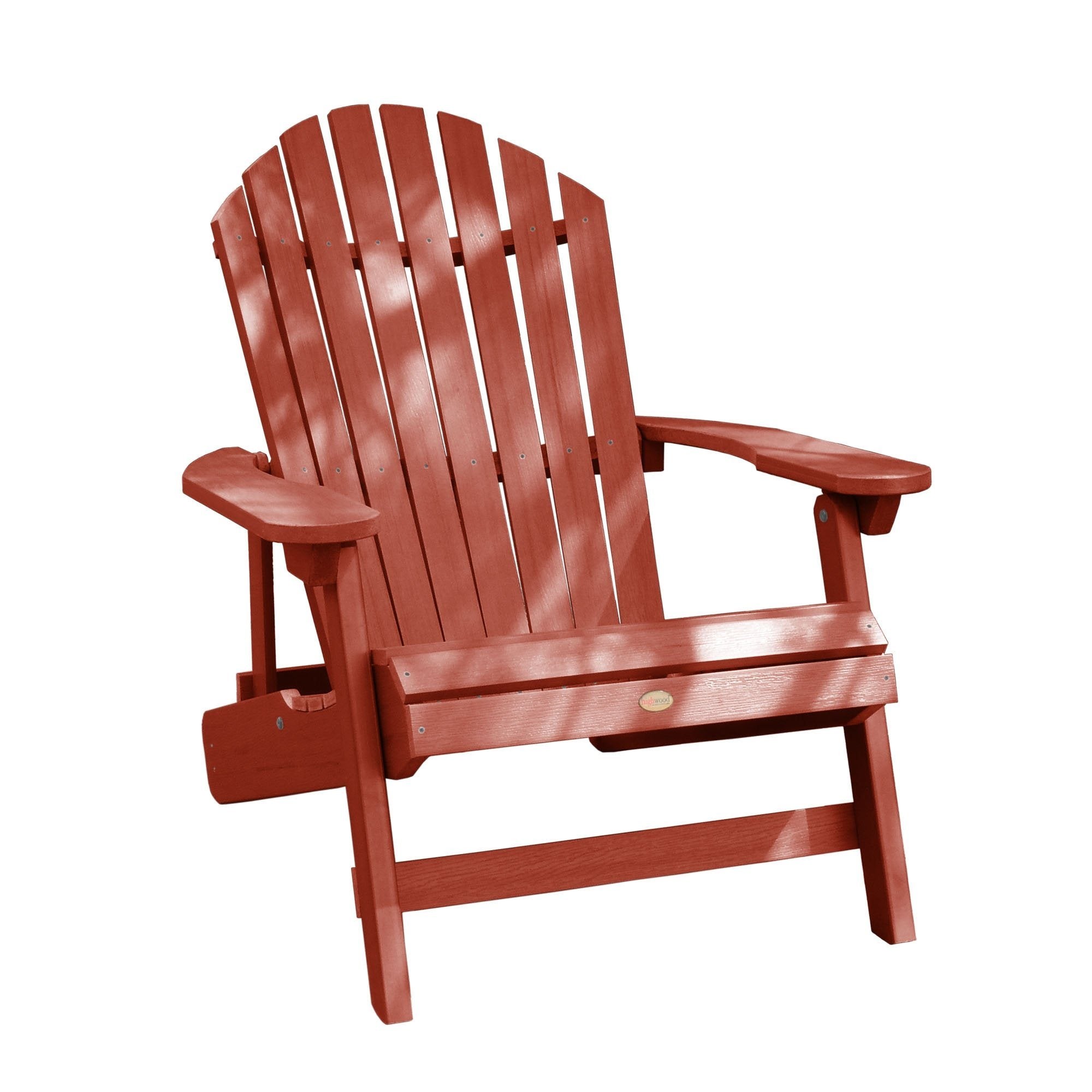 Refurbished King Hamilton Folding & Reclining Adirondack Chair - Outdoor Patio Lounge Chair for Backyard, Poolside & Beach Relaxation