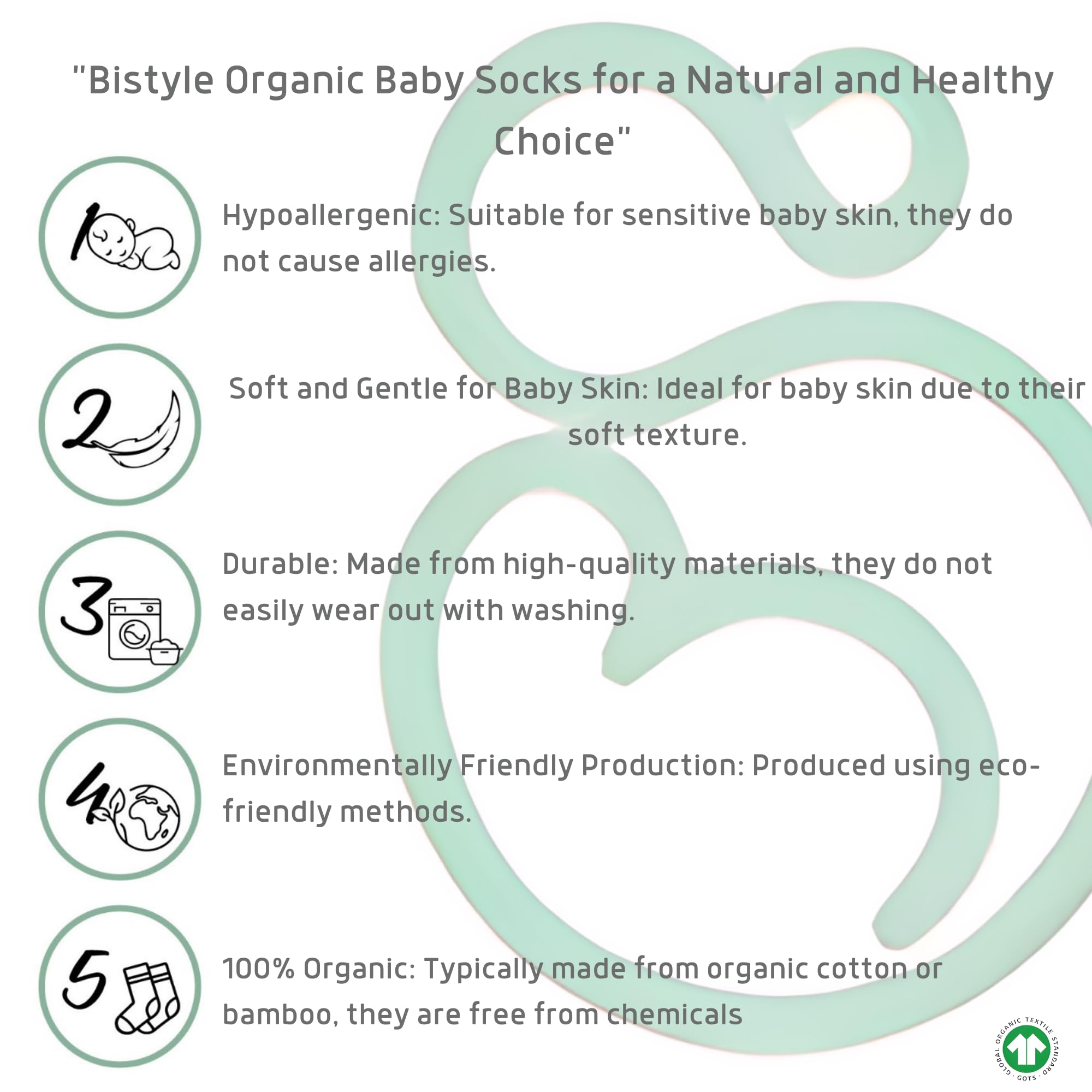 Bistyle Baby Girls Tights - Thick Warm Leggings | Soft Organic Cotton Stockings | Non-Slip Pantyhose for Newborns, Infants & Toddlers | Perfect for Winter, Playtime & Daycare Outfits