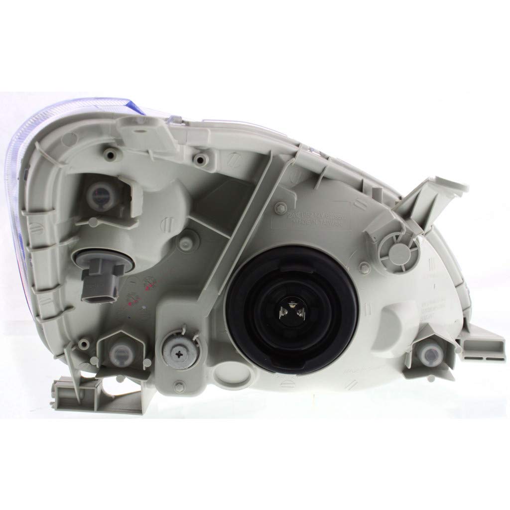 2003-2005 Toyota Echo Headlight Assembly - DOT Certified Replacement with Bulbs (Driver & Passenger Side) - TO2518102 TO2519102 - Fits Models 81170-52300, 81130-52300 - Perfect for Night Driving & Enhanced Road Visibility