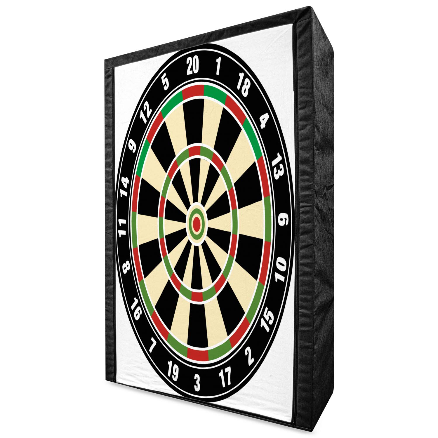 Ambesonne Portable Fabric Wardrobe with Dart Board Design - 42.5