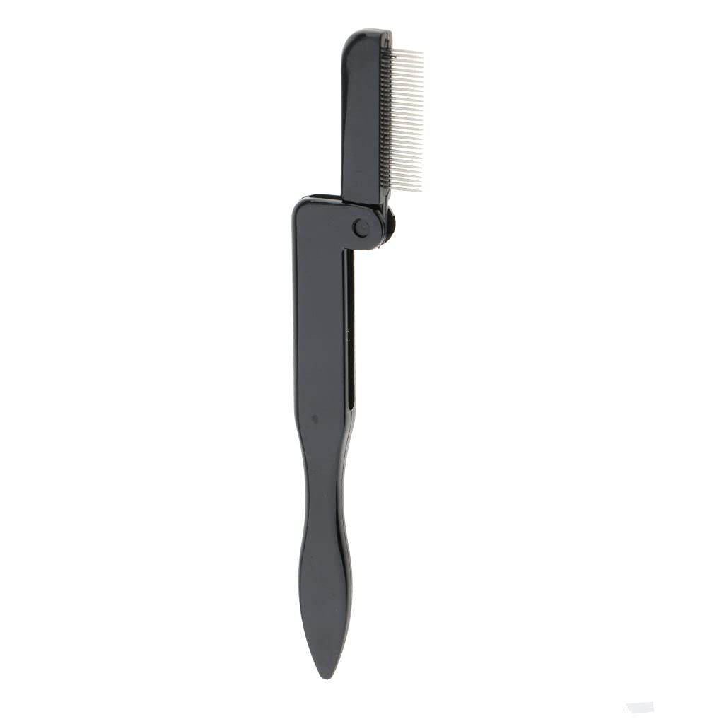 Sharplace Foldable Eyebrow Comb Brush - Professional Makeup Tool for Eyebrow Styling & Grooming | Perfect for Travel, Salon, and Home Use
