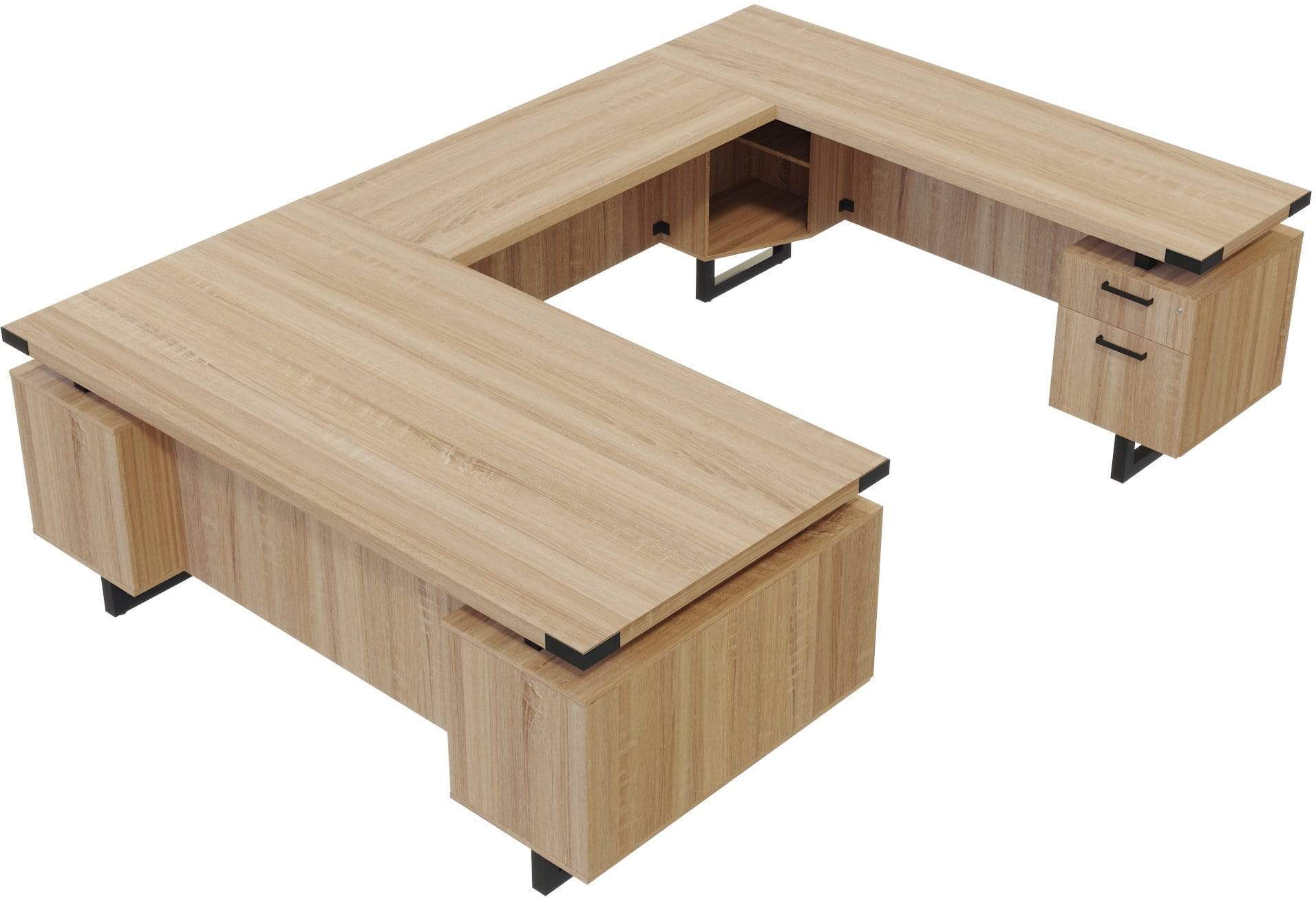 Safco Mirella U-Shaped Office Desk with BBB/BF Certification [MRUSBF7236] - Perfect for Home Office, Workspace & Conference Room Setup
