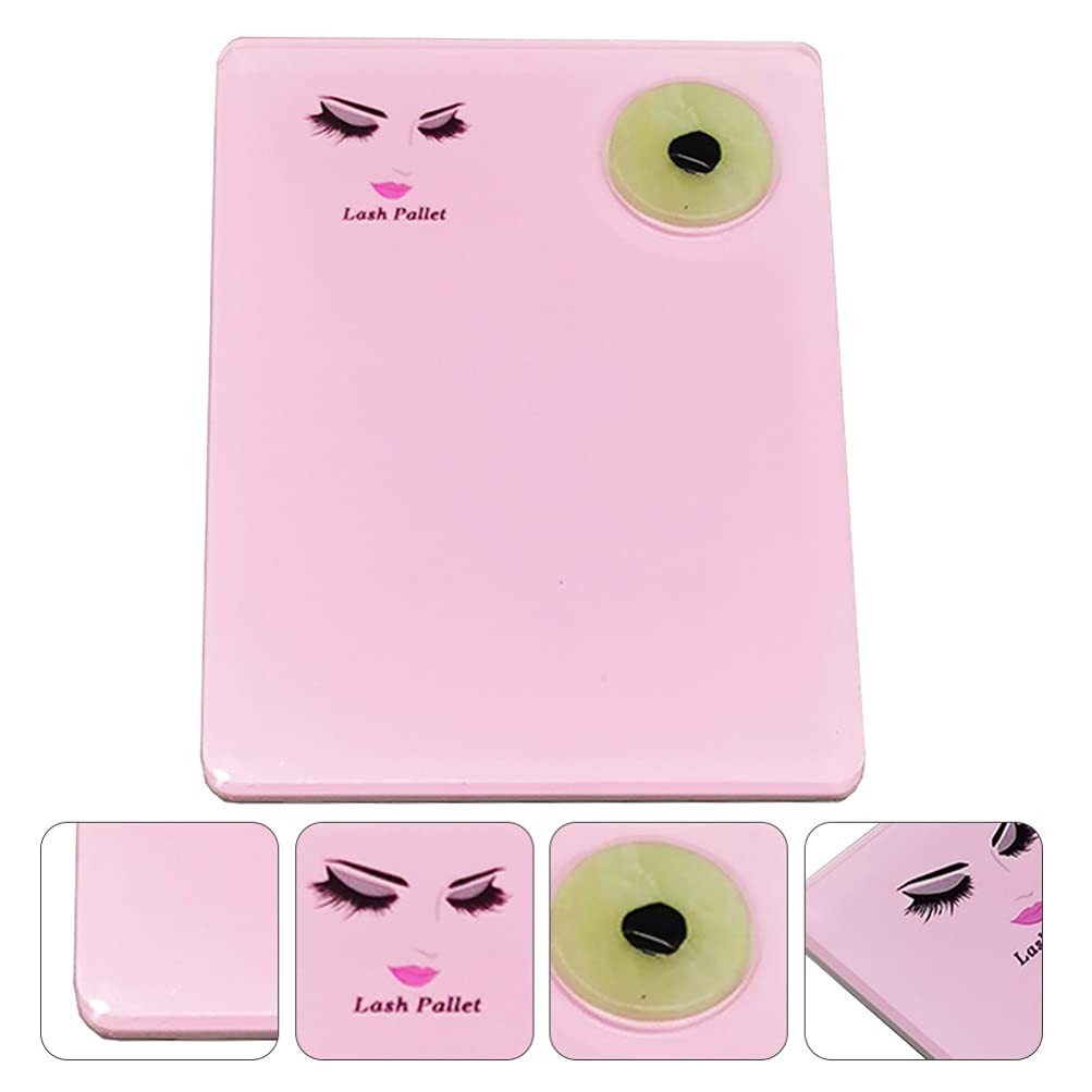 Lurrose Eyelash Extension Glue Palette - Jade Stone Adhesive Tray for Professional Lash Artists | Perfect for Salon, Home Use & DIY Lash Extensions