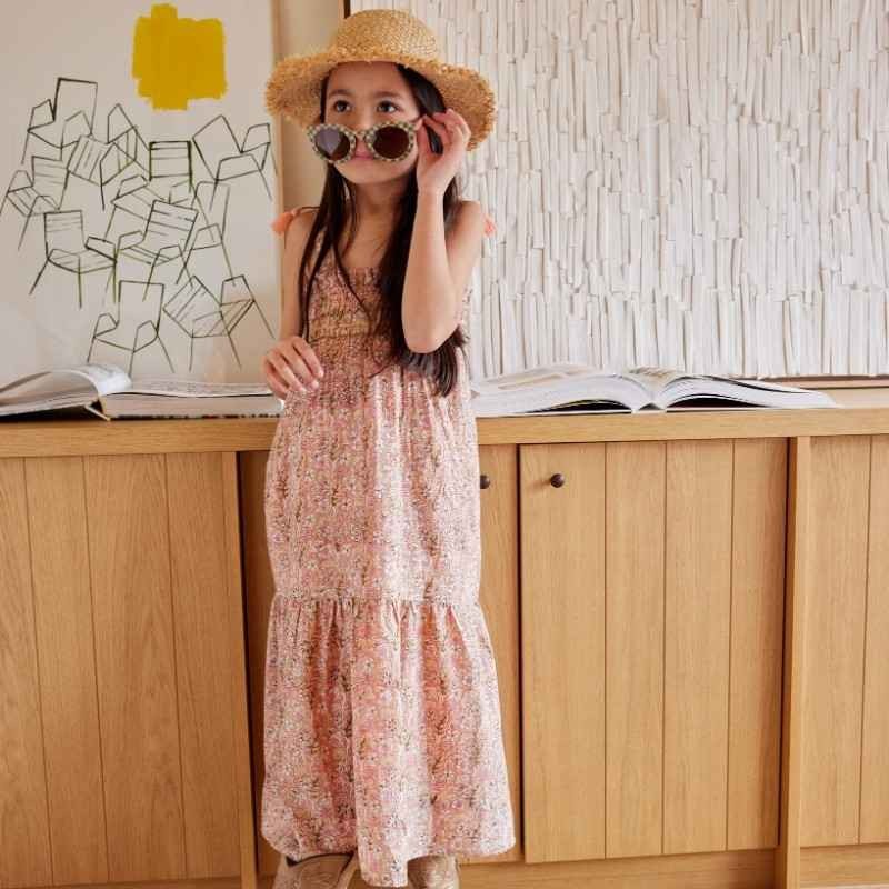 Bonheur du Jour Paris Loriane Baby & Girl Dress in Rose - Perfect for Birthday Parties, Photo Shoots & Special Occasions