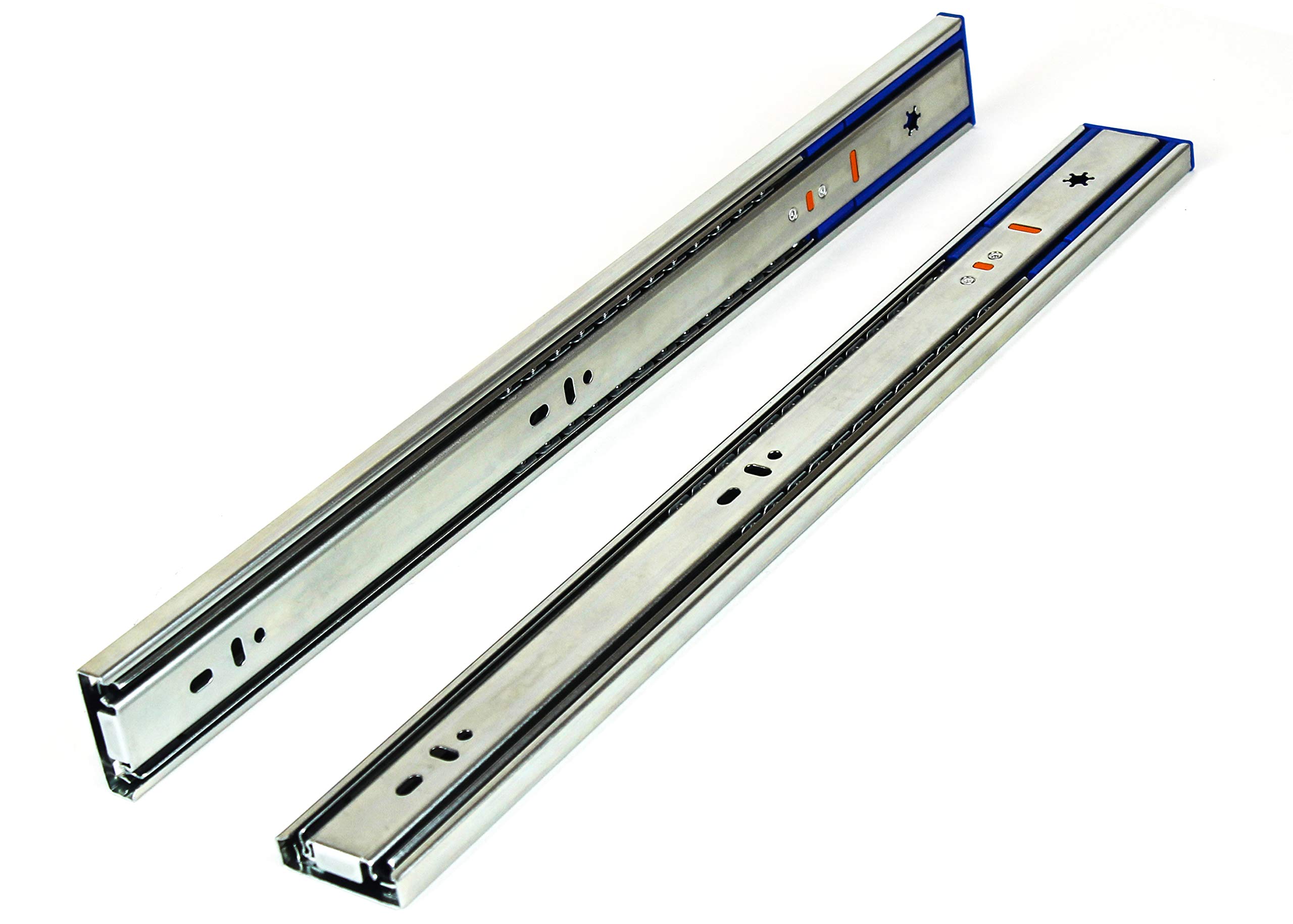 15 Pairs Berta Full Extension Soft Close Ball Bearing Side Mount Drawer Slides - 22 Inch Heavy Duty 100LB Load Capacity for Kitchen Cabinets, Office Furniture & Storage Organization