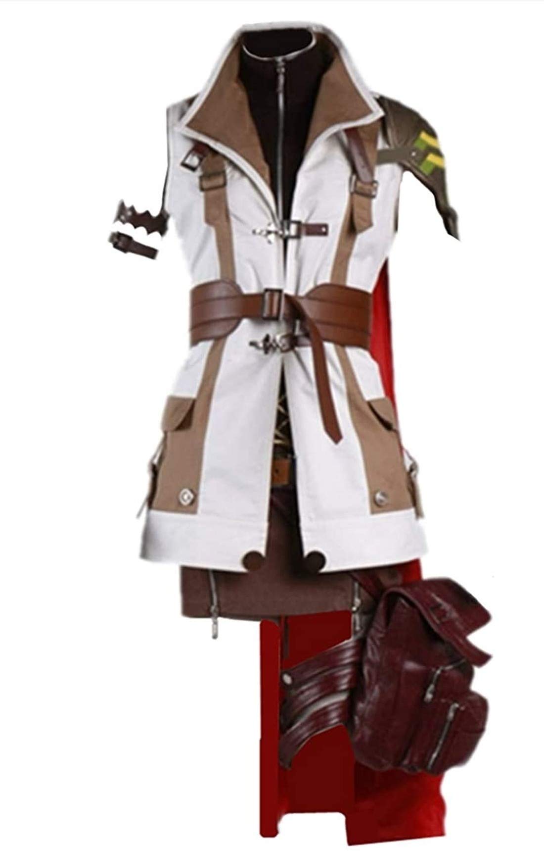 Final Fantasy XIII Lightning Cosplay Costume Full Set - Eclair Farron Outfit for Halloween, Cosplay Events & Anime Conventions