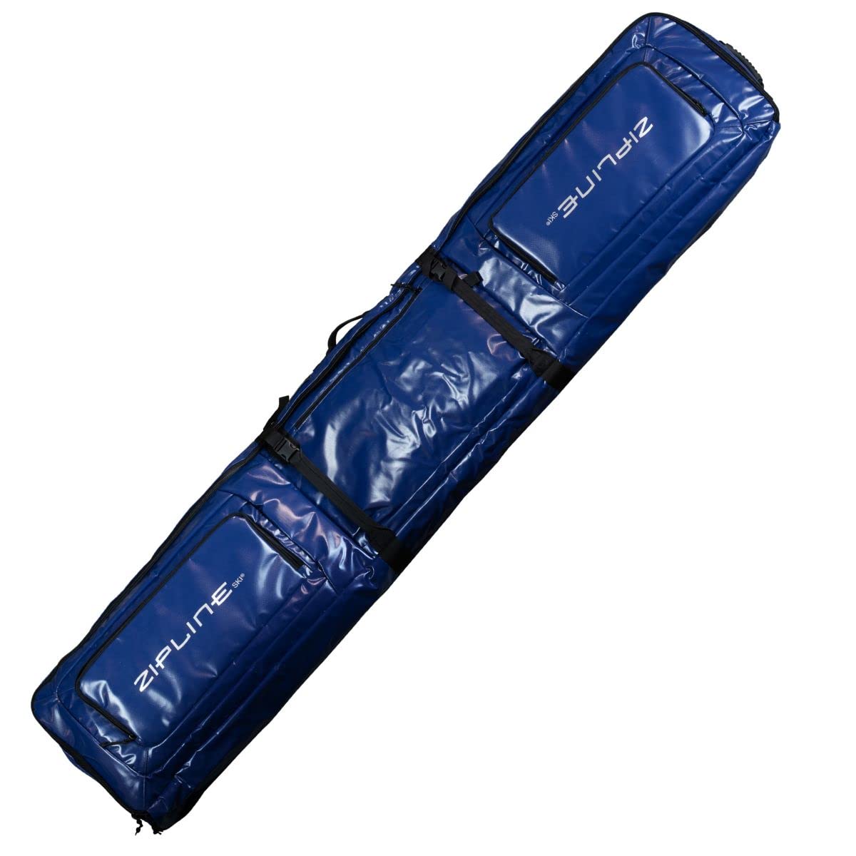 **Double Ski Bag with Wheels - 180/200cm Waterproof Ski & Snowboard Travel Backpack - Durable Gear Storage for Skiers - 3-Year Warranty - Perfect for Air Travel & Mountain Resorts**