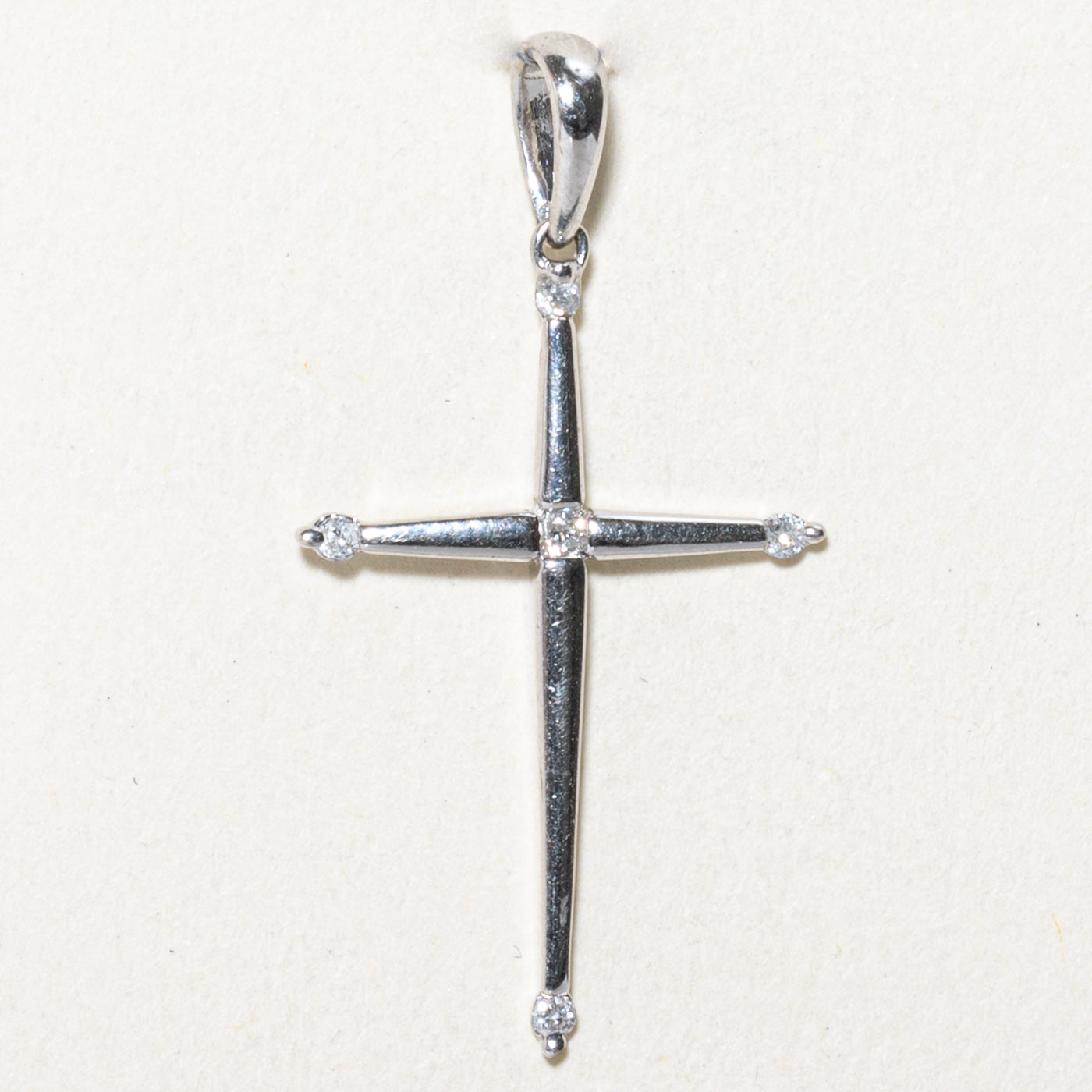 0.05ctw Diamond Cross Pendant Necklace - Elegant 14K Gold Religious Jewelry for Women - Perfect for Gifts, Baptism, First Communion & Everyday Wear