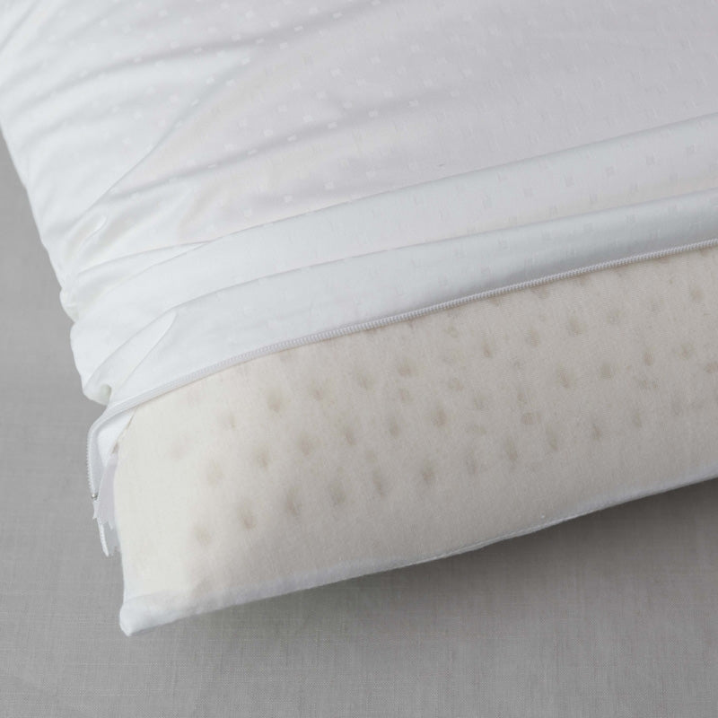 John Cotton Classic High Profile Talalay Latex Pillow - Premium Support for Neck & Shoulder Pain Relief - Perfect for Side Sleepers & Back Pain Sufferers